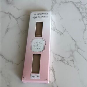 Velvet Caviar Pink and Tan Watch Band - 38mm/40mm
